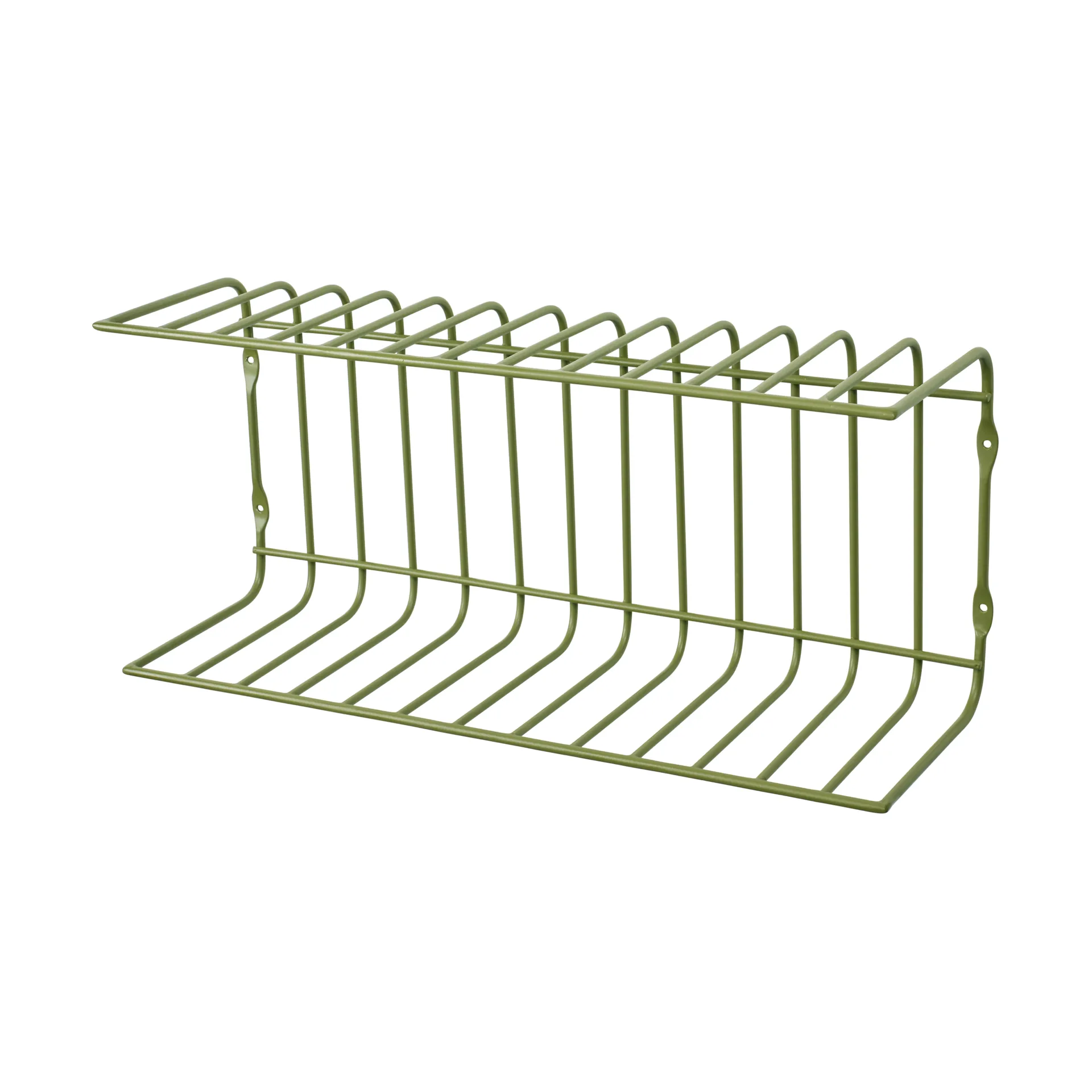 Maggie wall shelf 40x12.5x18 cm, Army green Broste Copenhagen