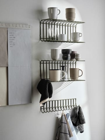 Maggie wall shelf 40x12.5x18 cm - Army green - Broste Copenhagen