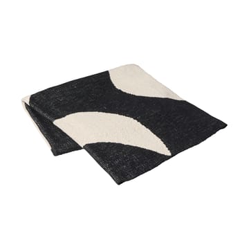 Maren throw 130x180 cm - Black-off white - Broste Copenhagen