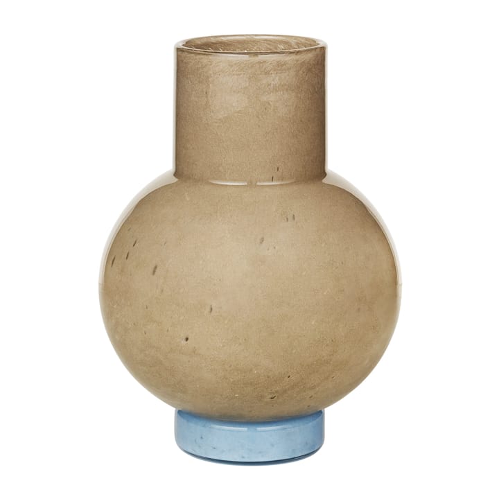 Mari vase 27 cm - Taupe-seranity light blue - Broste Copenhagen