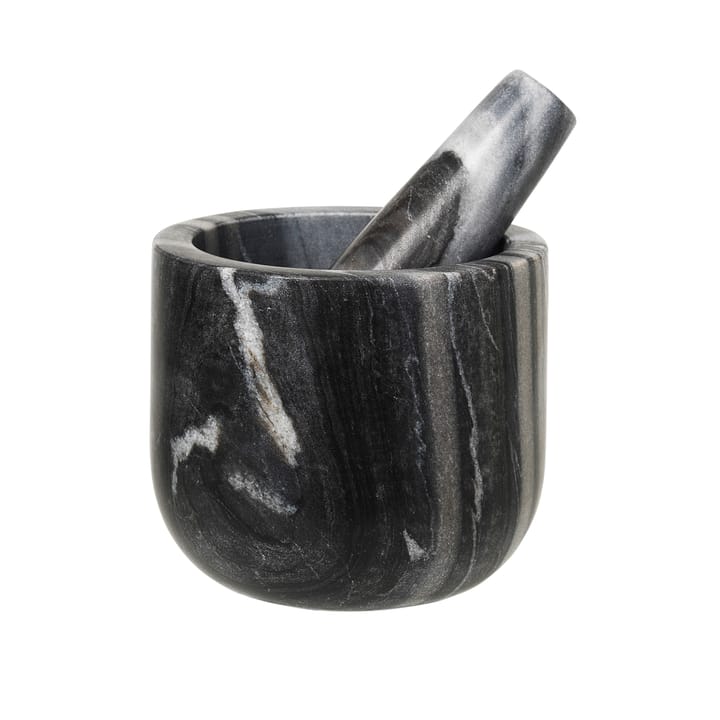 Marina mortel marble - black - Broste Copenhagen