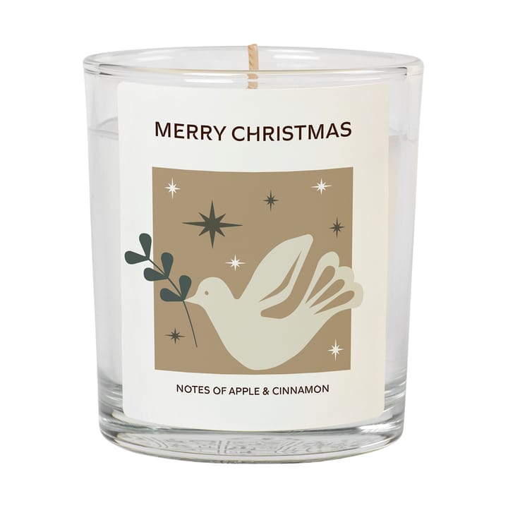 Merry Christmas scented candle 32 h - White - Broste Copenhagen