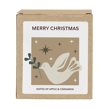 Merry Christmas scented candle 32 h - White - Broste Copenhagen