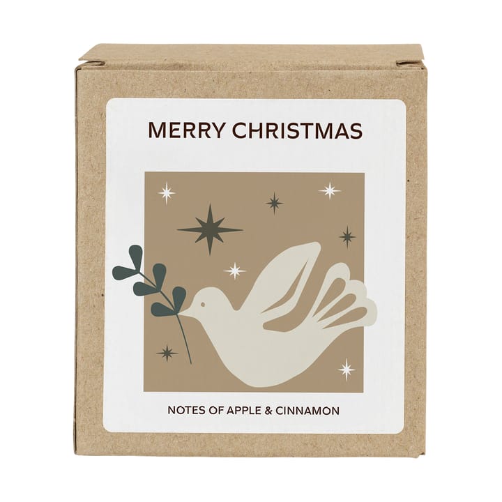 Merry Christmas scented candle 32 h, White Broste Copenhagen