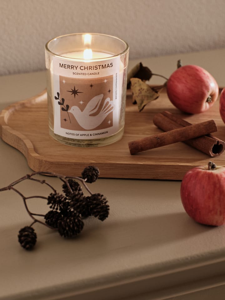 Merry Christmas scented candle 32 h, White Broste Copenhagen