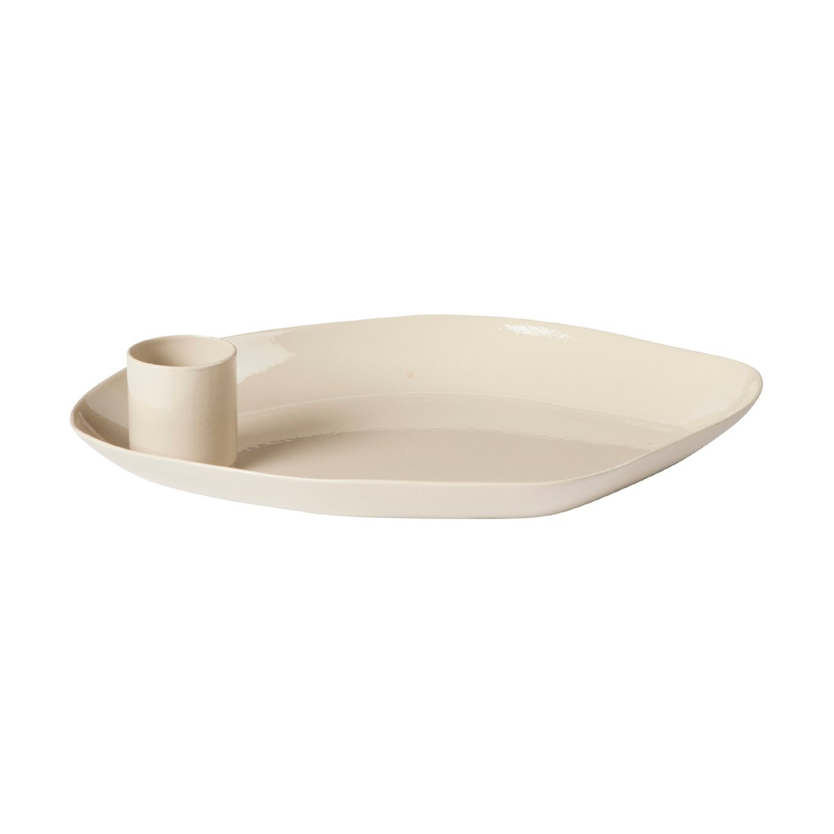 Broste Copenhagen Mie candle holder small Rainy day grey