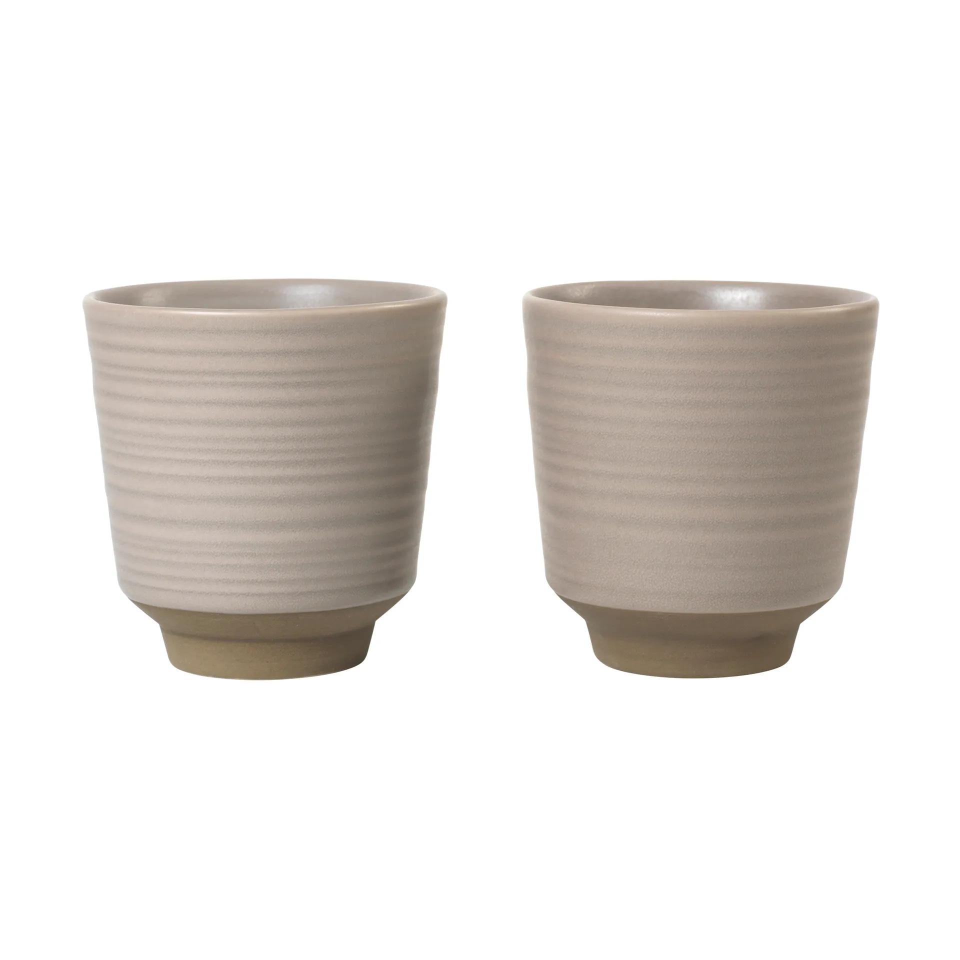 Miko mug 15 cl 2-pack, Warm grey Broste Copenhagen