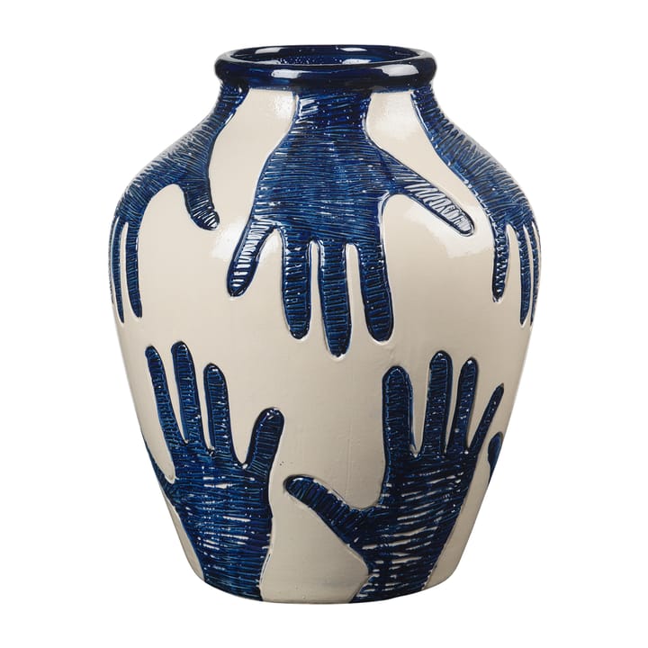 Mime vase 40 cm - Intense blue-rainy day - Broste Copenhagen