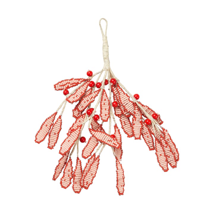 Mistletoe hanging decorations 17x18 cm - Pumpkin orange - Broste Copenhagen