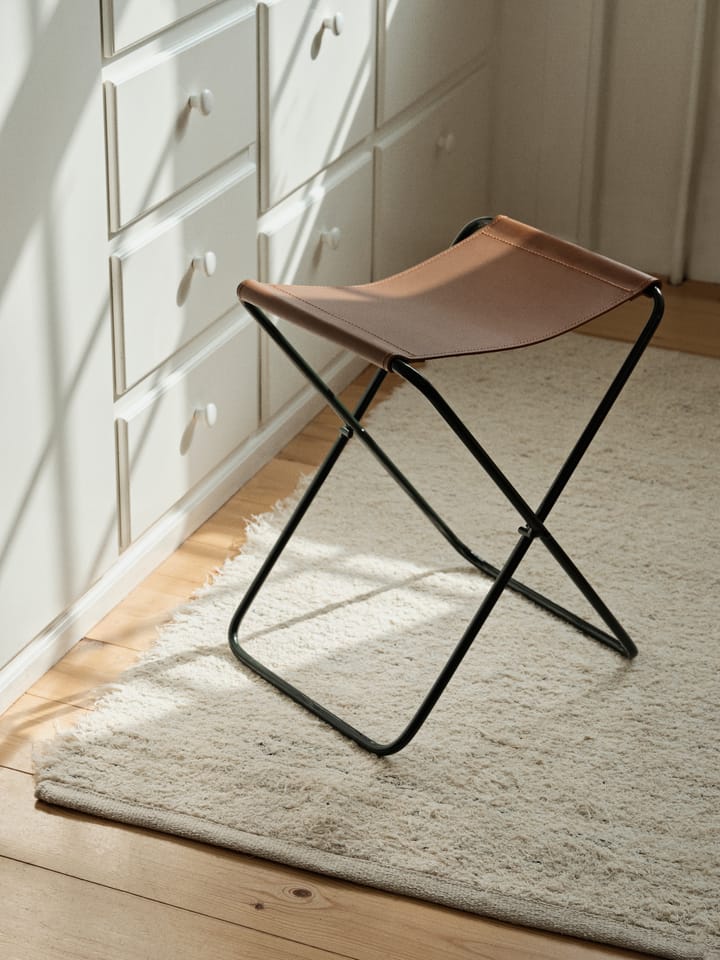 Nola stool leather - Forest green - Broste Copenhagen