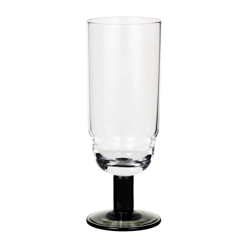 Broste Copenhagen Nordic Bistro champagne glass 20 cl Clear-smoke stem