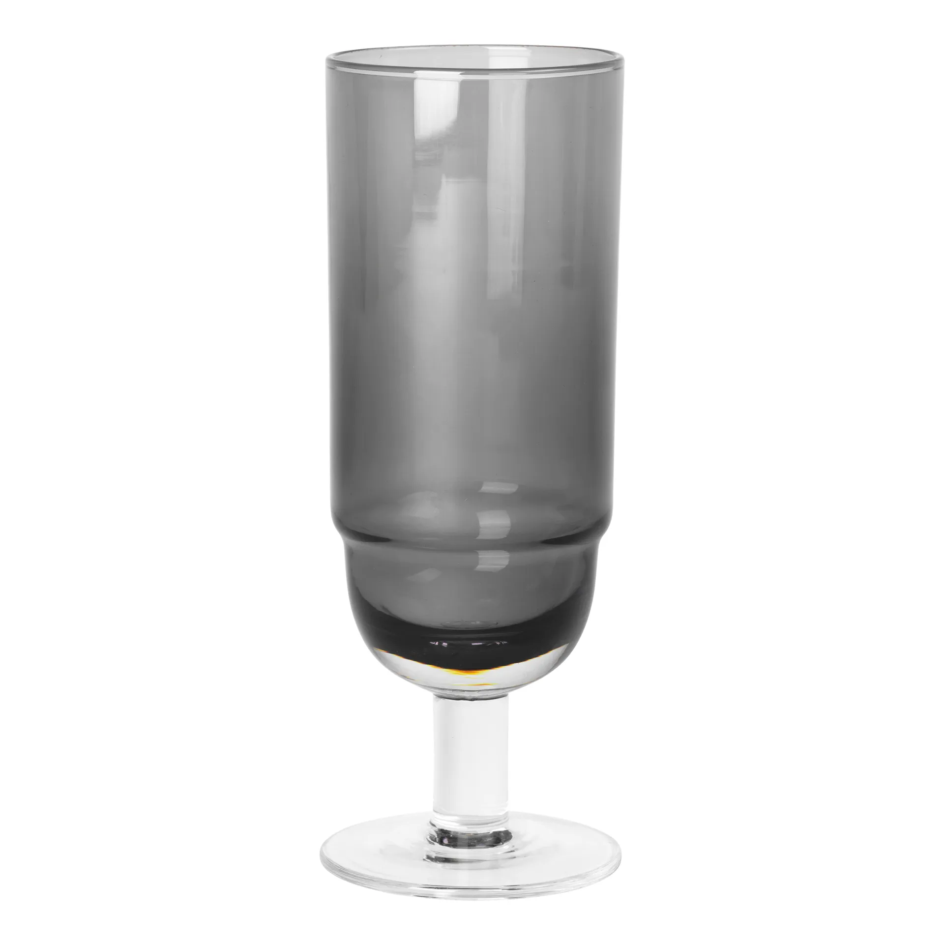 Nordic Bistro champagne glass 20 cl, smoke-clear Broste Copenhagen