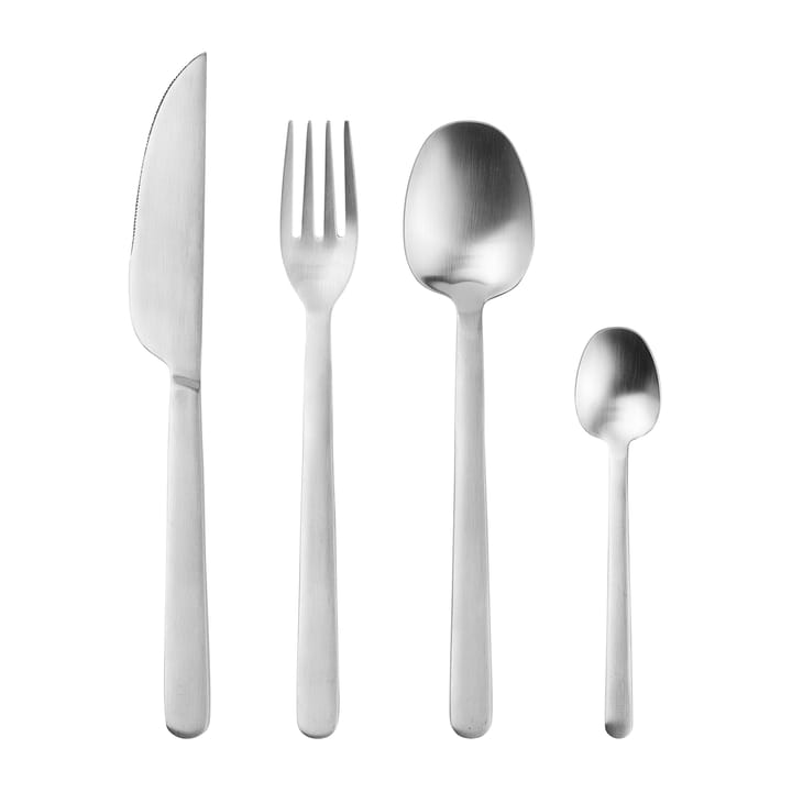 Nordic Bistro cutlery 16 pieces - Mat satin - Broste Copenhagen