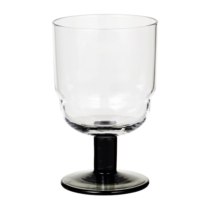 Nordic Bistro white wine glass 20 cl - Clear-smoke stem - Broste Copenhagen