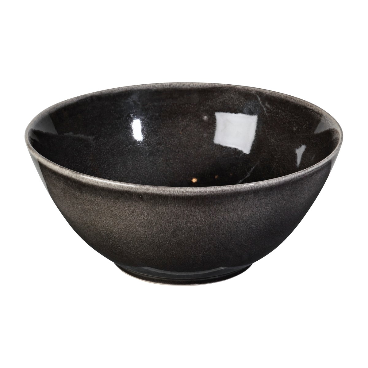 Broste Copenhagen Nordic Coal bowl o25 cm | Scandinavian Design | Serving bowls | Black