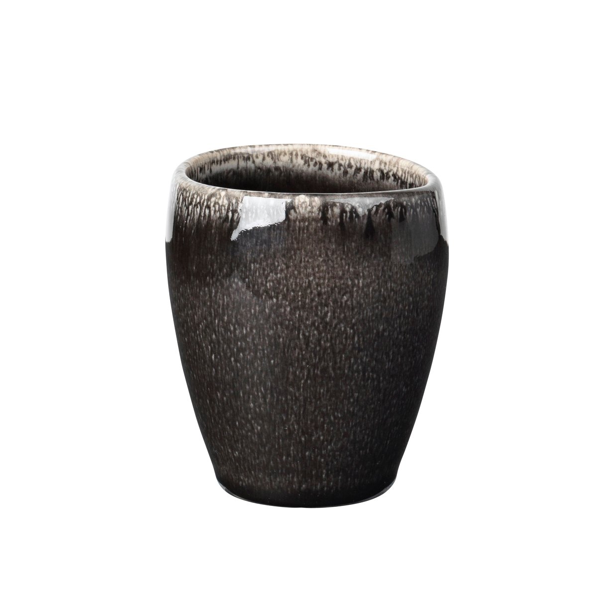 Broste Copenhagen Nordic Coal espresso cup 8 cm | Scandinavian Design | Espresso cups | Black