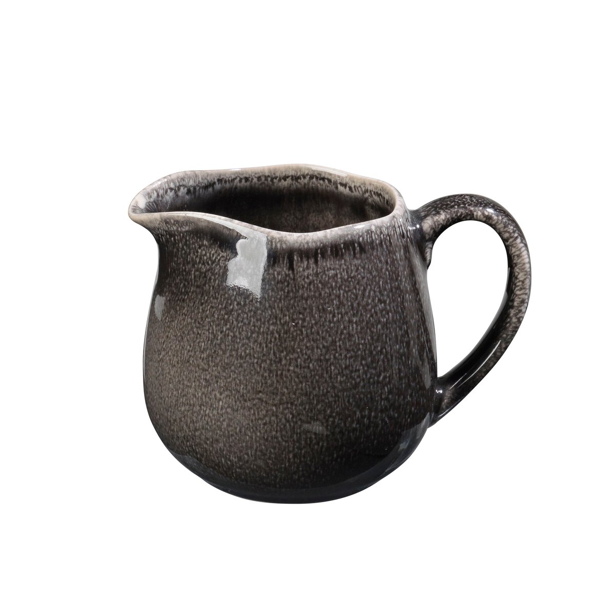 Broste Copenhagen Nordic Coal milk jug 9 cm | Scandinavian Design | Milk jugs | Grey