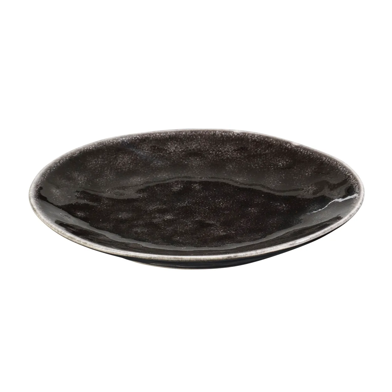 Broste Copenhagen Nordic Coal plate o 15 cm | Scandinavian Design | Small plates & side plates | Black