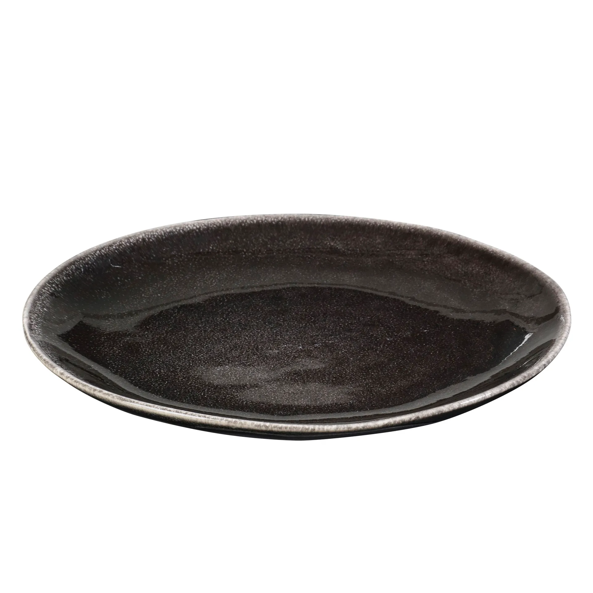 Nordic Coal plate, Ø 20 cm Broste Copenhagen