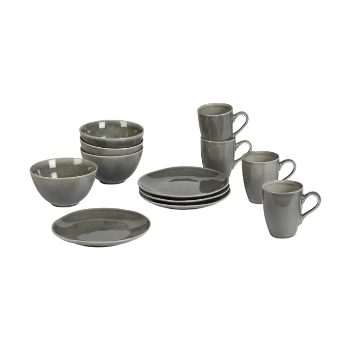 Nordic Rain breakfast set, 12 pieces Broste Copenhagen