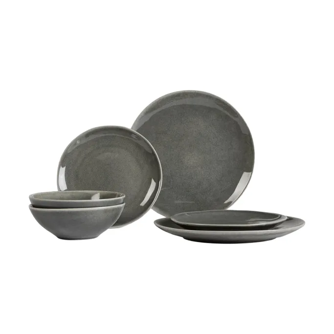 Nordic Rain dinner set for two, 6-piece Broste Copenhagen