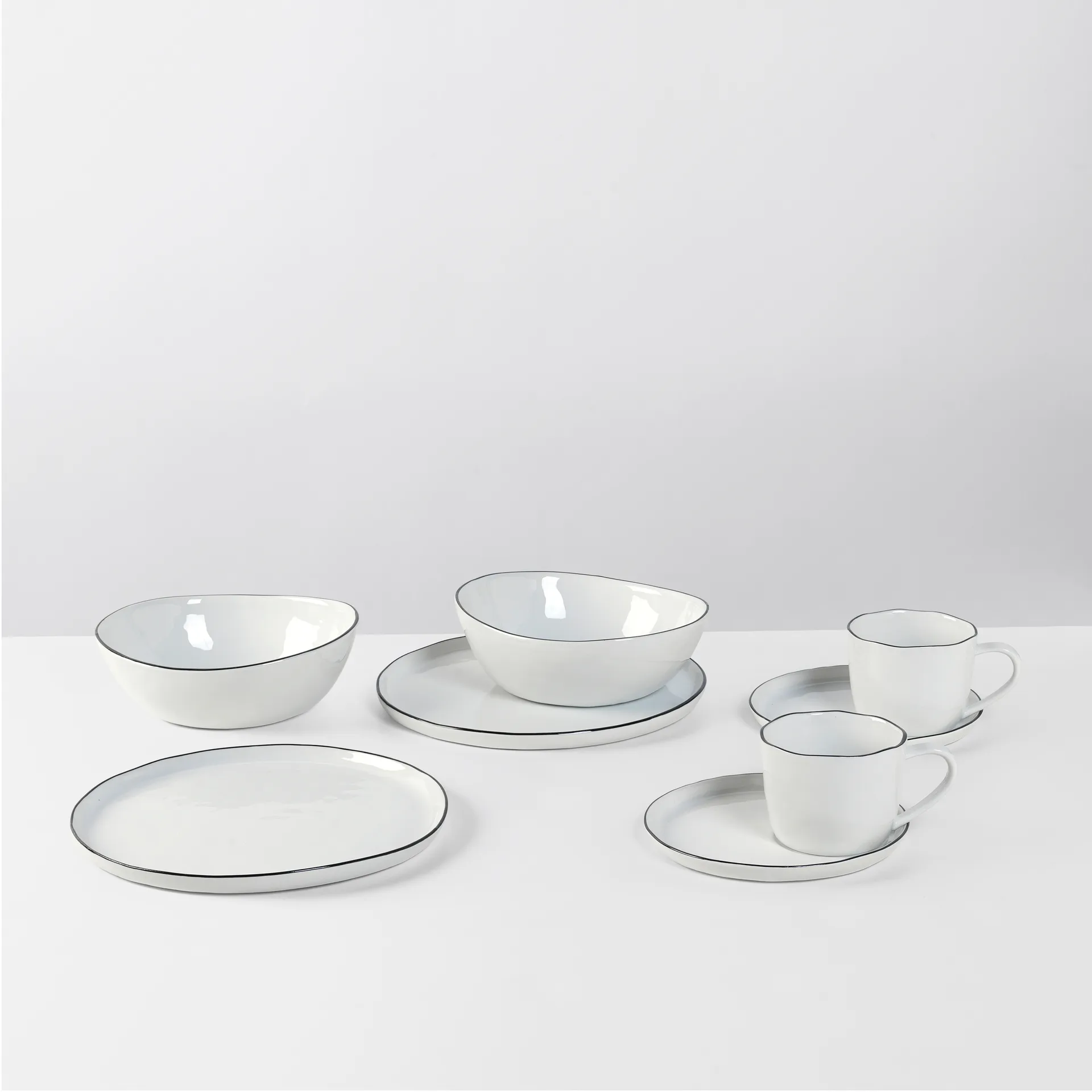Nordic Salt breakfast set for two, 6 pieces Broste Copenhagen