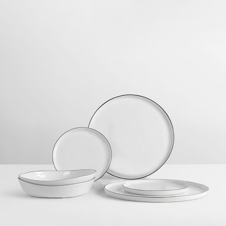 Nordic Salt dinner set for two - 6 pieces - Broste Copenhagen