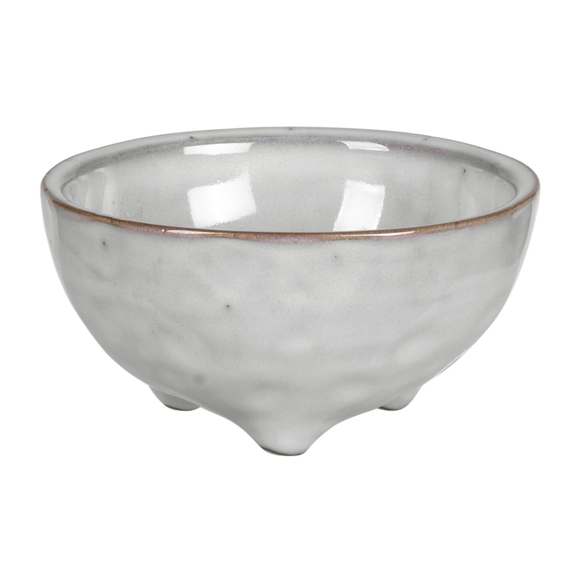 Broste Copenhagen Nordic Sand bowl on foot o11 cm | Scandinavian Design | Serving bowls | Beige