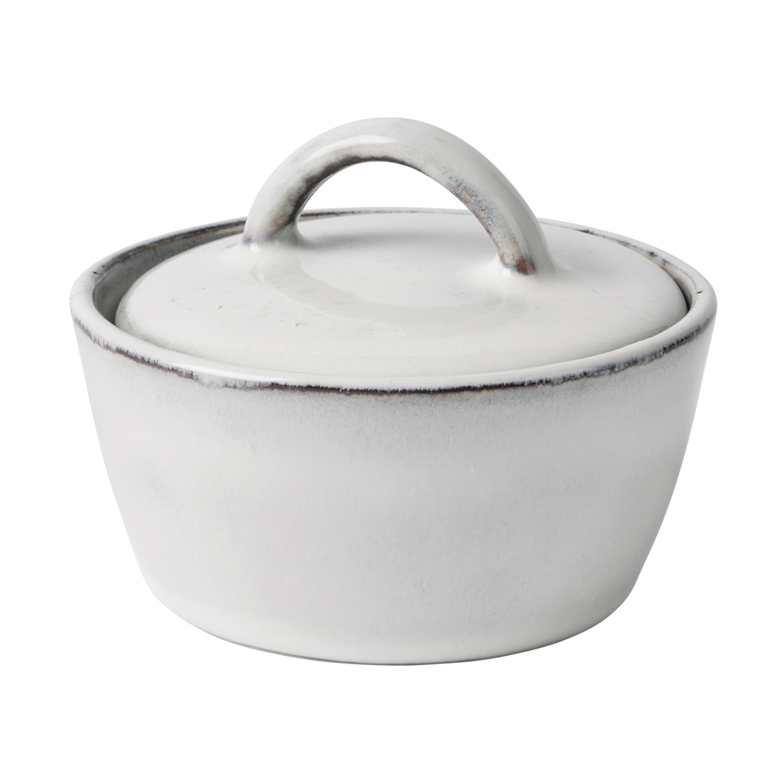 Broste Copenhagen Nordic Sand bowl with lid o8 cm | Scandinavian Design | Serving platters & dishes | Beige