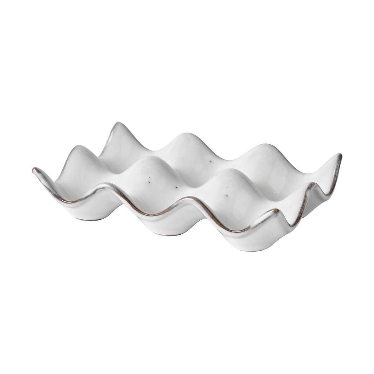 Broste Copenhagen Nordic Sand egg tray 10x15 cm | Scandinavian Design | Trays | Beige