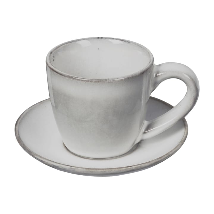 Nordic Sand espresso cup with saucer - 5 cl - Broste Copenhagen