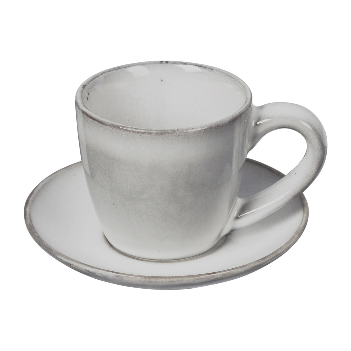 Broste Copenhagen Nordic Sand espresso cup with saucer 5 cl