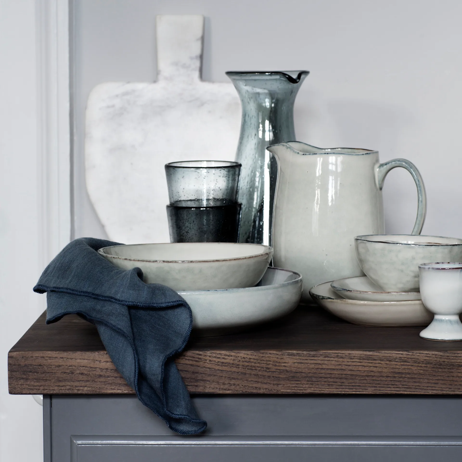 Nordic Sand milk jug, 16 cm Broste Copenhagen