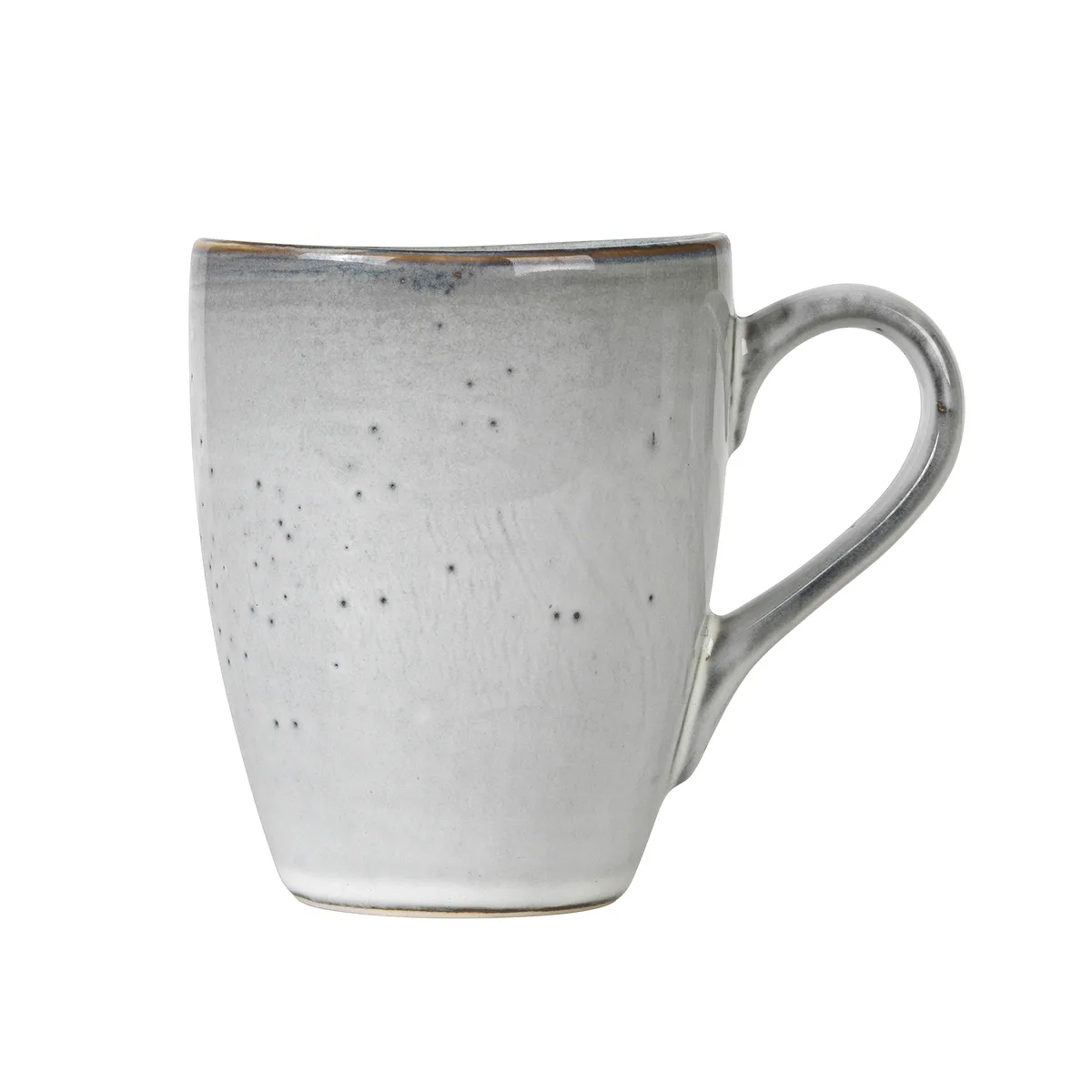 Broste Copenhagen Nordic sand mug with ear 10 cm