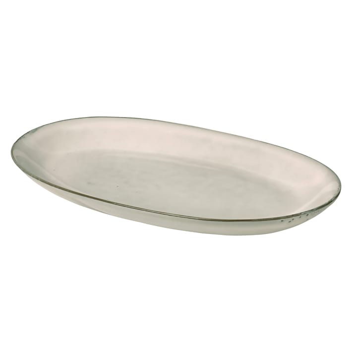 Nordic Sand oval serving platter - 30x17 cm - Broste Copenhagen