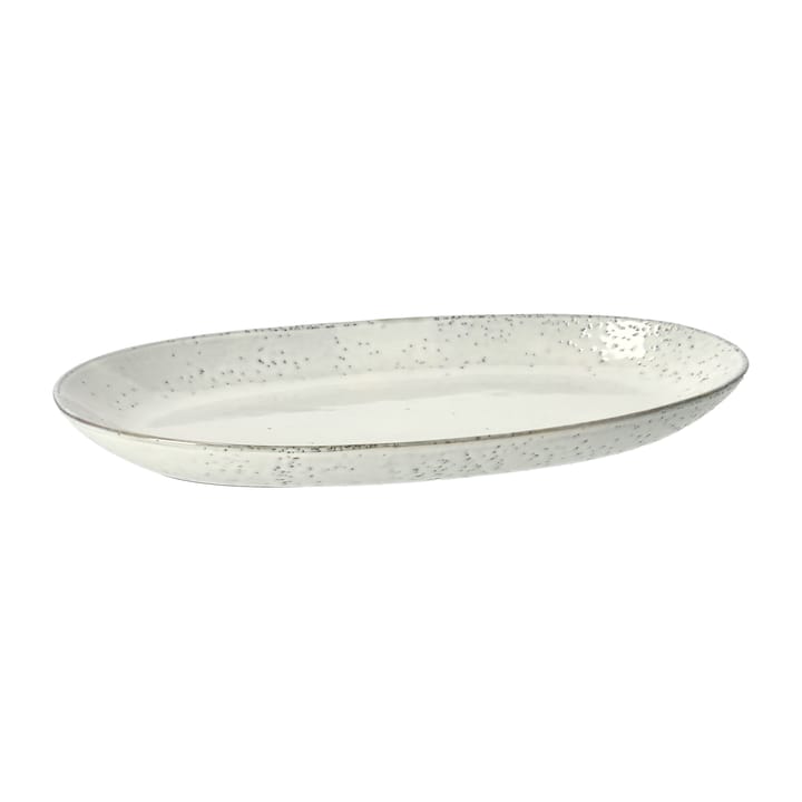 Nordic Sand oval serving platter - 30x17 cm - Broste Copenhagen
