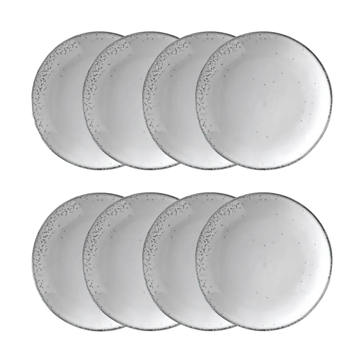 Nordic Sand plate Ø20 cm 8-pack - undefined - Broste Copenhagen