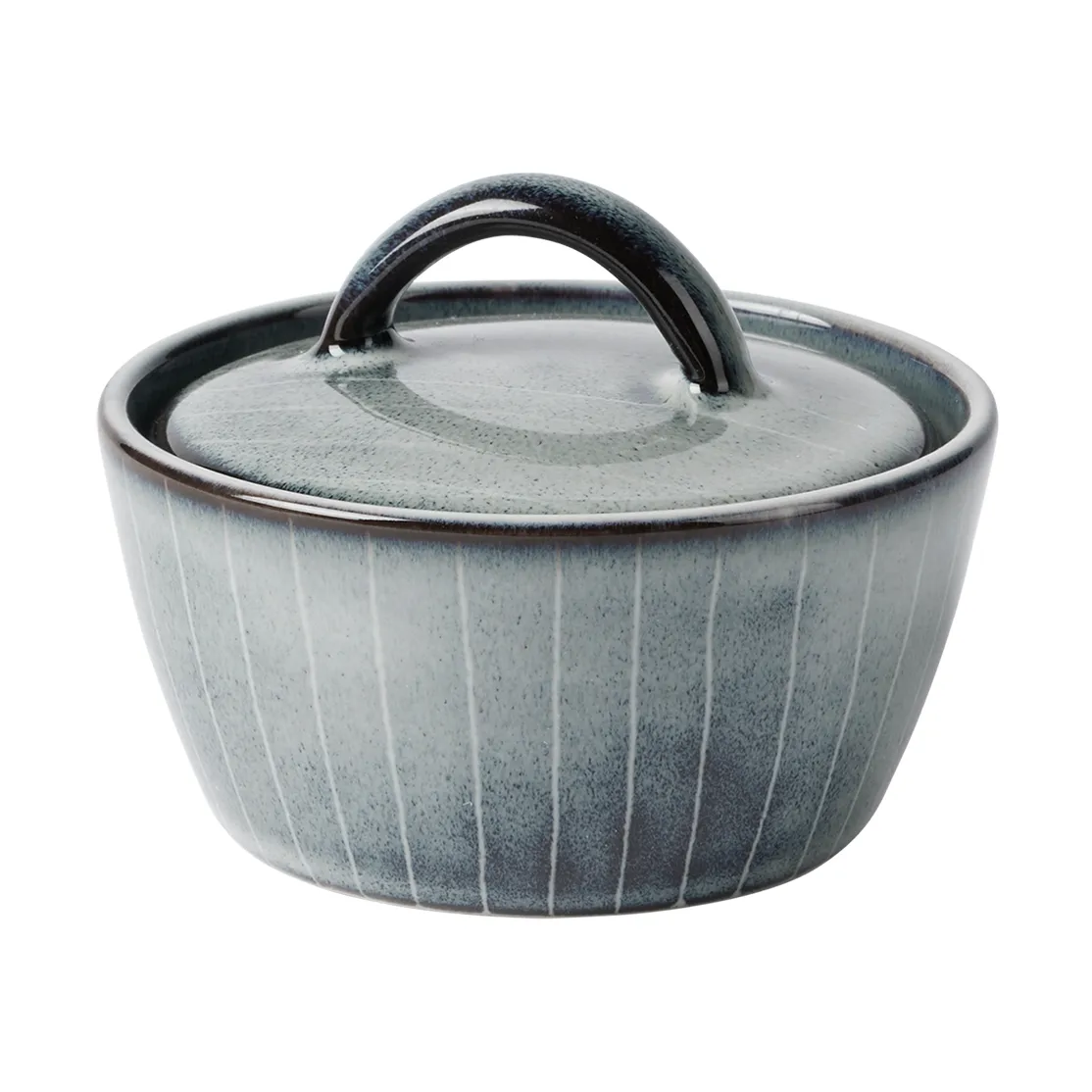 Nordic Sea bowl with lid, Ø8 cm Broste Copenhagen