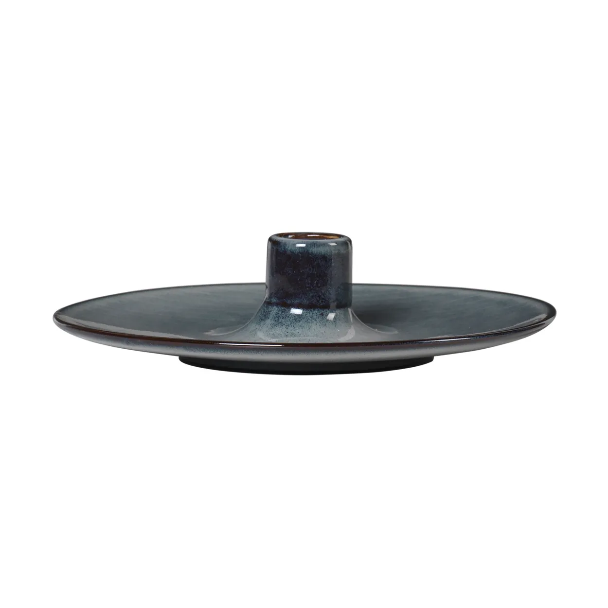 Broste Copenhagen Nordic Sea candle holder o18 cm | Scandinavian Design | Tea light holders, lanterns & candle dishes | Blue