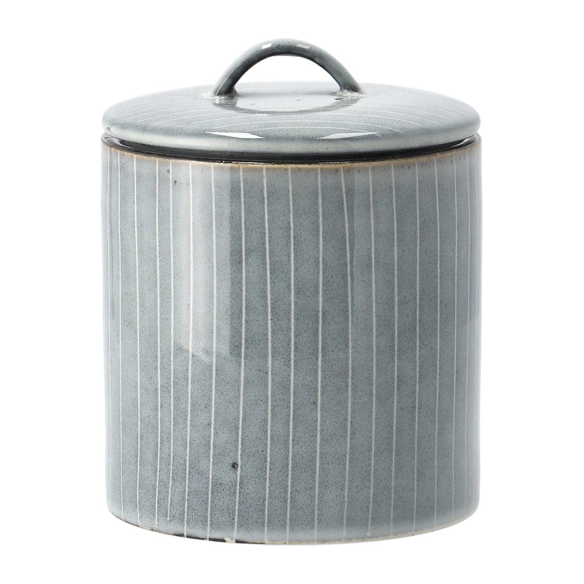 Broste Copenhagen Nordic Sea jar with lid 12 cm | Scandinavian Design | Storage jars | Blue