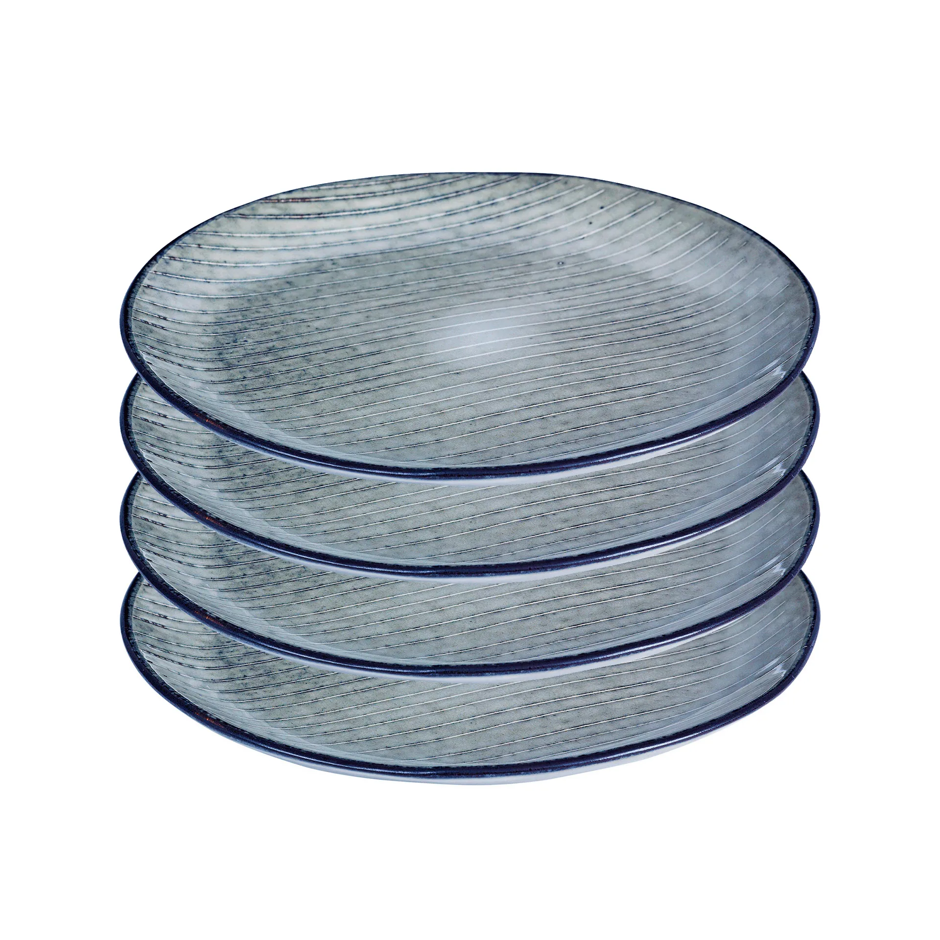 Nordic sea plate 4-pack Ø 20 cm Broste Copenhagen