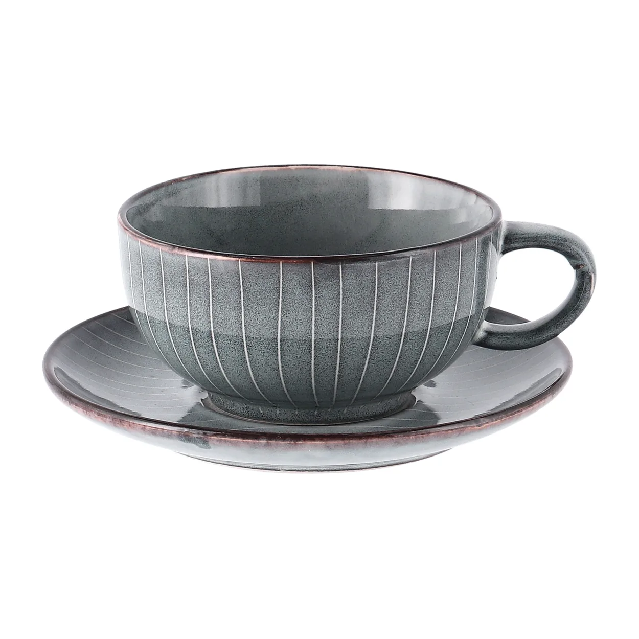 Broste Copenhagen Nordic Sea tea cup and saucer 5.8 cm