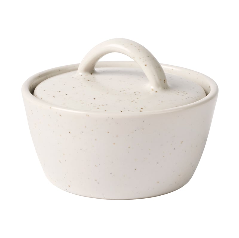 Broste Copenhagen Nordic Vanilla bowl with lid Ø8 cm