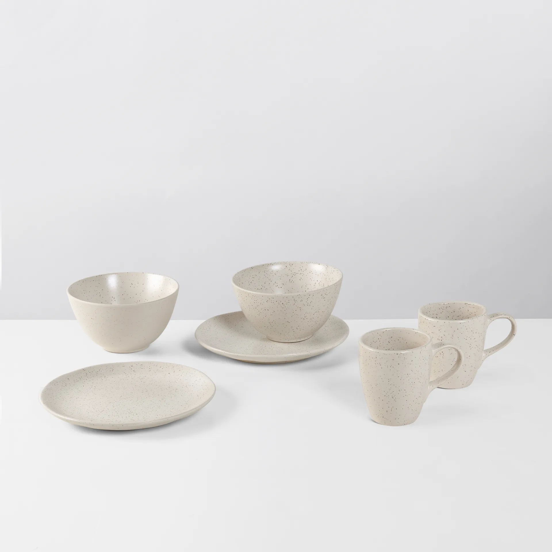 Nordic Vanilla breakfast set for two, 6 pieces Broste Copenhagen