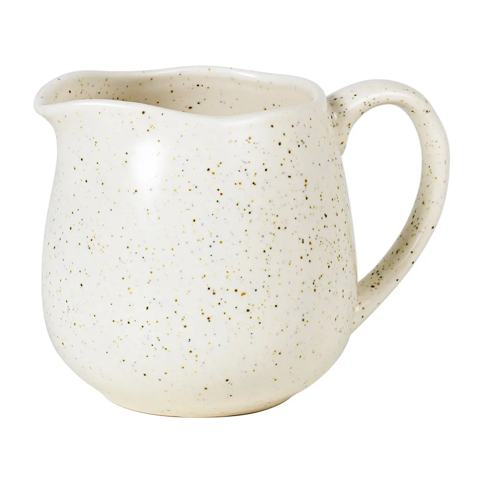 Nordic Vanilla milk pitcher 30 cl, Cream with grains Broste Copenhagen