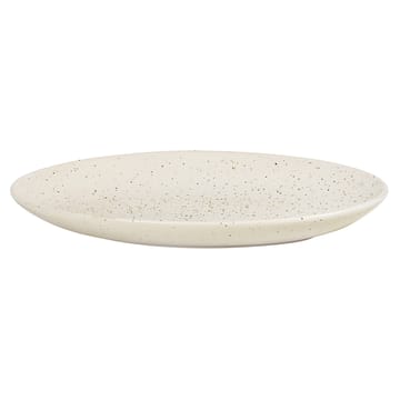 Nordic Vanilla saucer oval 22 cm - Cream with grains - Broste Copenhagen