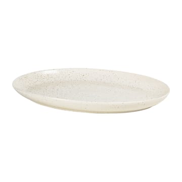 Nordic Vanilla saucer oval 35.5 cm - Cream with grains - Broste Copenhagen