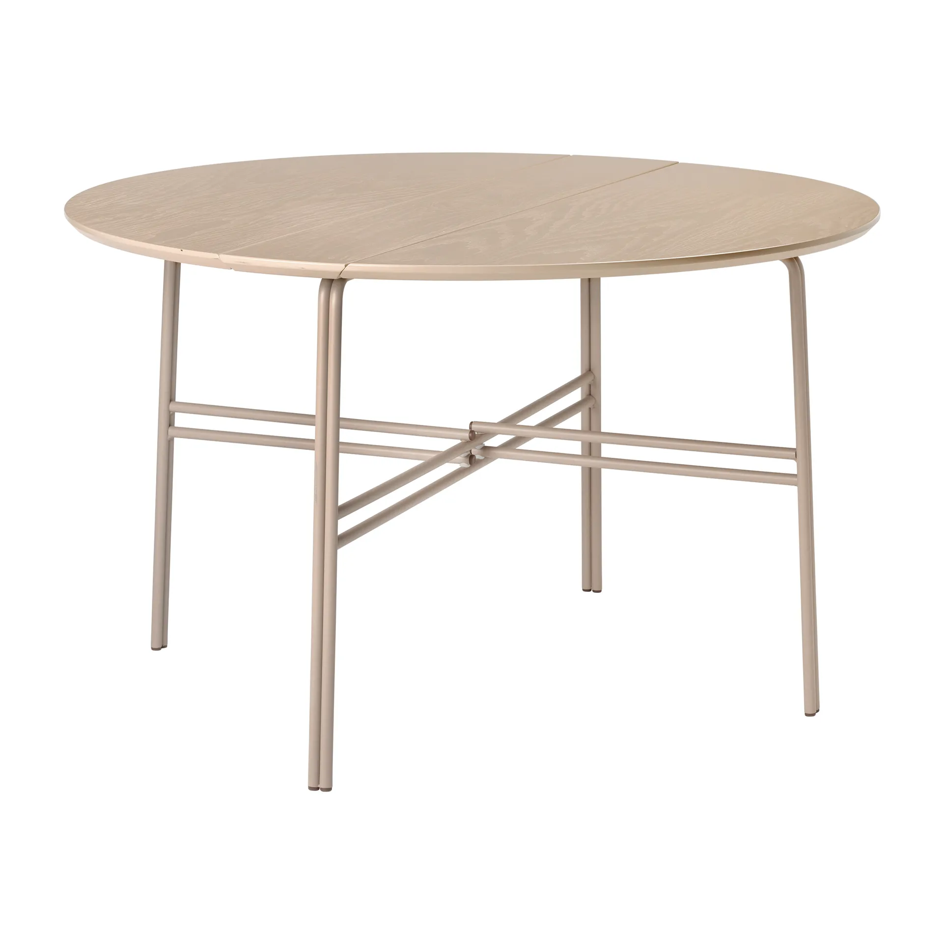 Oda dining table Ø120 cm, Warm beige Broste Copenhagen