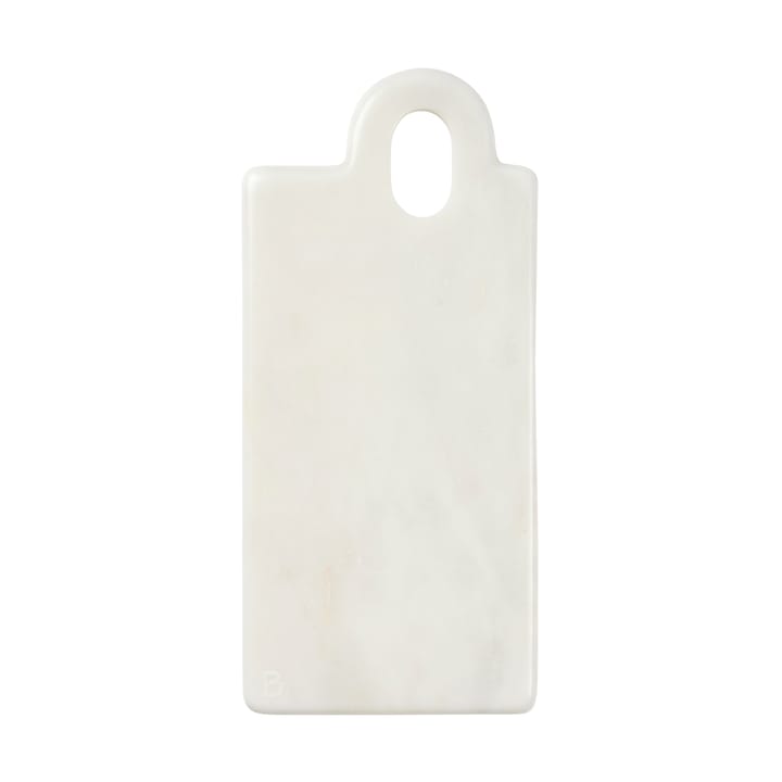 Olina cutting board 14x31 cm - White marble - Broste Copenhagen