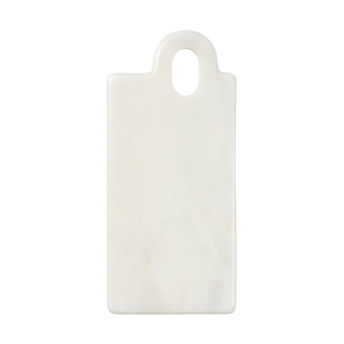 Broste Copenhagen Olina cutting board 14x31 cm White marble